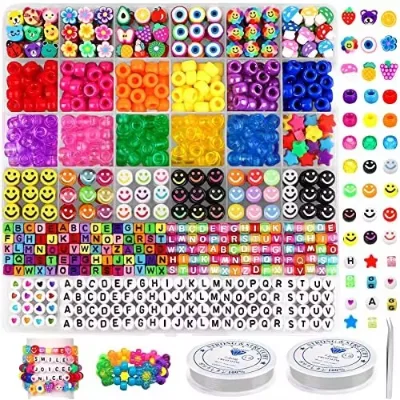 Hot Selling Small Horse Bead Animal Fruit Soft Mud Letter Bead Soft Mud Piece DIY Jewelry