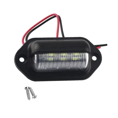 Red Yellow Blue Green White LED License Plate Light Side Light for Car RV Trailer Van Boat Trailers Accessories