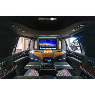 Auto Modify Accessories Upgrading Customize Luxury Car Wall Tv Partition for Cadillac Escalade 2021-