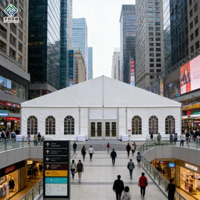 Big Commercial Outdoor Waterproof Camping Tent Heavy Duty Aluminum Structure Event Warehouse Tent for All Seasons