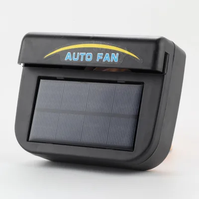 Thaicool Auto Solar Electric Fan Portable Mini Car Ventilation with 1-Year Warranty Factory Wholesale