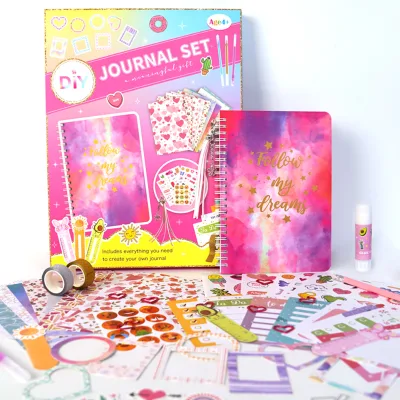 DIY Journal Set Pink Hand Account Diary Gift Box Scrapbook Sticker Children's Diary Set SH014 China