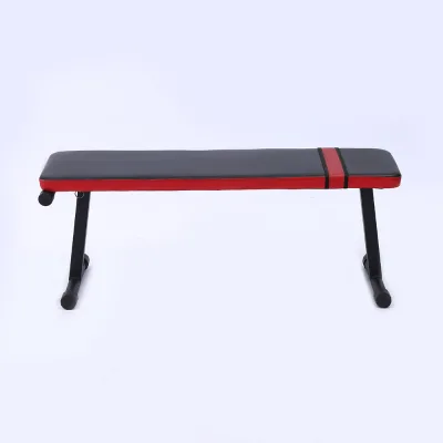 Factory-Direct Metal Dumbbell Bench T-Shaped Sit-Up Board Small Flat Bench Fitness Chair Core Training Dormitory Workout