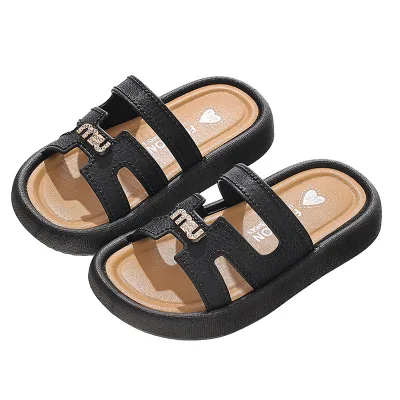 HY2 Best-selling Children's slippers in Summer Are Stylish Thickened Simple Odorless Anti-slip and Anti-drop