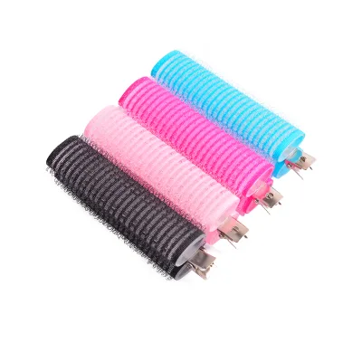 2020 New Arrival Hook & Loop Hair Rollers & 2 Types Clips Hair Root Perm Rods Bars Link Fluffy Air Bang Curlers