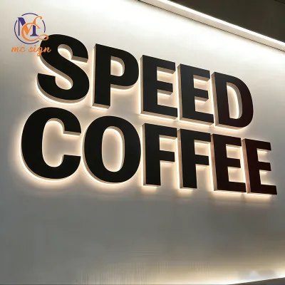Free Custom Company 3D Logo LED Sign Board Business Signage IP65 Waterproof for Buildings Office Store Front