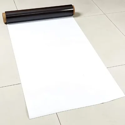 Custom Cutting Service Flexible Brown White Ferrite Coated Magnets Roll Soft Rubber NDfeb Industrial Strip Pattern Magnetic
