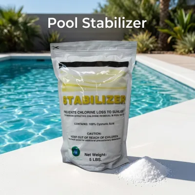 CYA08181 Private Label Pool Chemical Cyanuric Acid with Door Delivery