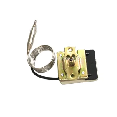 Electric Adjustable Plastic Household Thermostat with Capillary Tube for Frying Pan Manual Reset -35~+350 Degrees