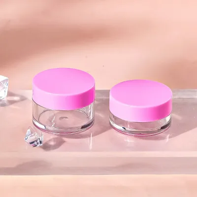 Factory Clear Plastic Facial Cream Container 5g 10g 15g 20g 30g 50g Ps Mini Portable Eye Cream Cosmetic Jar Empty Packaging