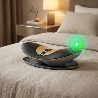 Lower Back Massager PMT Lumbar Traction Device Traction Electric Pulse Heating Timing Control for Lower Back Pain Relief