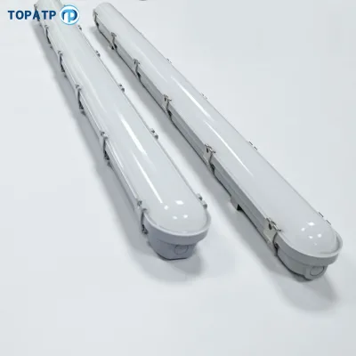 Waterproof 20W 30W 40W LED Vapor Tight Light 100-277V IP66 1.2m 4FT Packing Garage Warehouse LED Tri Proof Light