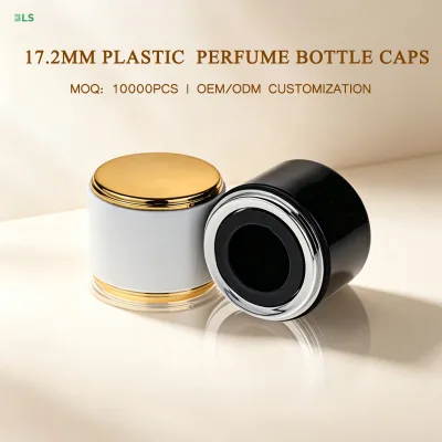 Customization 17.2mm ABS Plastic Perfume Cap Premium Perfume Bottle Round Cap-MOQ10000PCS