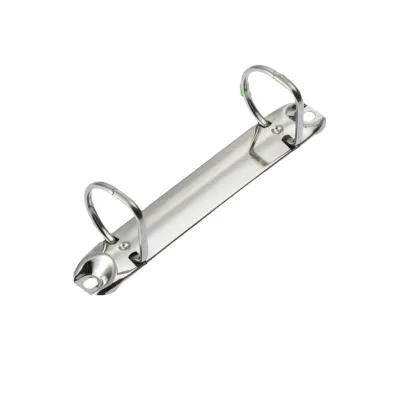 Environmental Nickel Electroplating Metal 2 Ring Binder Clip File Fastener