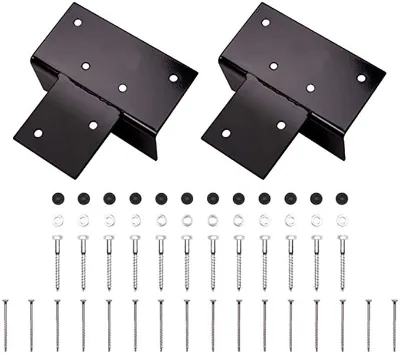 Pergola Wooden Structure Bracket for Fixing 3 Timber Posts at Right Angles From the Inside Corner.