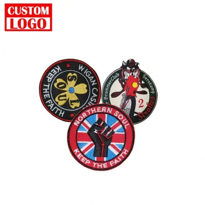 Cheap Price Embroidery Patch Custom Rhinestone Patches Embroidered Patches Iron on
