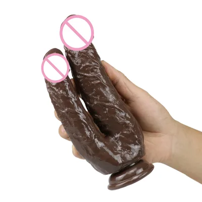 Sex Toy Double Headed Dildo Realistic Dildo Huge Dildo Adult Toy Supports Double Sided Insertion Without Handheld Use