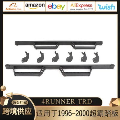 This is an aluminum alloy boarding welcome step suitable for Toyota Speedmaster 4RUNNER   models from 1996 to 2000