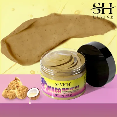 Peru Maca Hair Butter Natural Coconut Oil Organics Regrowth Hair Mask Butter Set for Anti Hair Loss Treatment