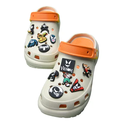 Designer Clog Charms for Clog Accessories Soft PVC Shoe Charms Fit for CLOG Famous Alloy Clog Charm for Wholesale