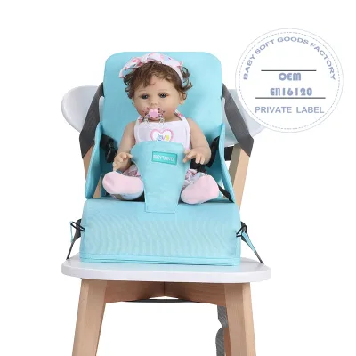 Solid Color Diaper Bag Mommy Bag Custom Model Toddler Travel Polyester Booster Seat for Dining Chair