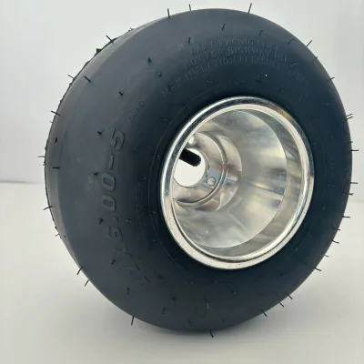 Professional New Go Kart Tyres Commercial Rental Wear-resistant 5-inch 11x6.00-5 Tubeless/Solid Tires 170KG Max Load