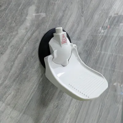 Bathroom Suction Cup Foot Pedal No Drilling Second Generation Home Use Footstool with Suction Cup