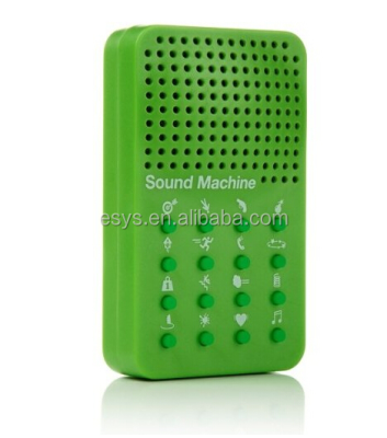 Custom Logo Sound Effects Machine Plastic Square Novelty Gift Recordable Music Sound Box for Halloween Party