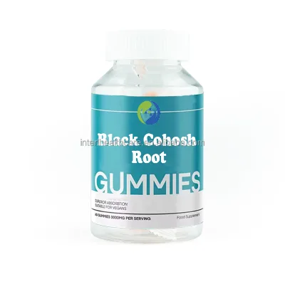Private Label Organic Black Cohosh Extract Menopause Health Supplement Black Cohosh Root Gummies