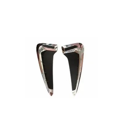 Chrome-Black Side Fender Air Vent Trim, Modified Replacement Part, Direct Fit for BMW F15/X5M