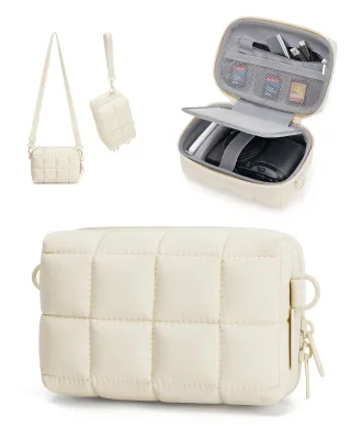 New Lightweight Travel Camera Storage Bag Water-resistance Soft Quilting Protection Camera Bags for Photography