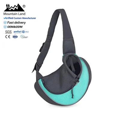 Pet Dog Sling Carrier Breathable Mesh Travel Safe Sling Bag Carrier for Dogs Cats