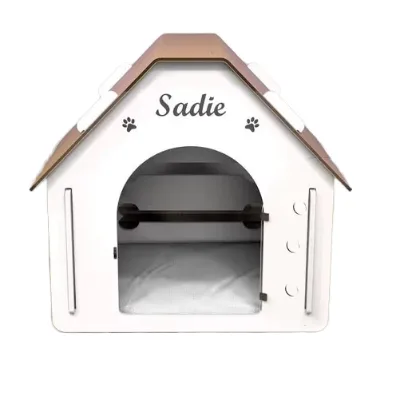 Customizable Eco-Friendly Wooden Pet House for Cats & Dogs Removable & Washable High Standard Quality