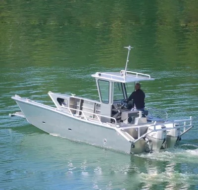 China Aluminum Boat Manufacturer Dubai Saudi Arabia United Arab Emirates 7.9m/26ft Luxury Aluminum Landing Craft
