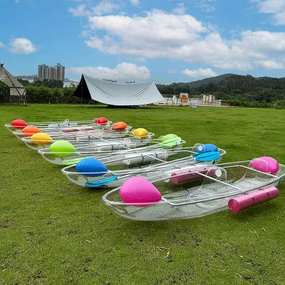 Lakeside Scenic Area Rental See-through Water Craft Two Seater Leisure Boat