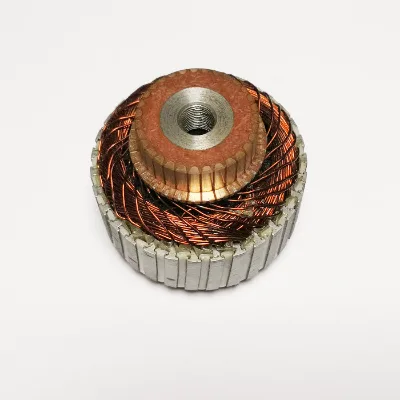 Custom Wound Motor Stator Core Assembly | Silicon Steel Laminated Stator with Copper Coil
