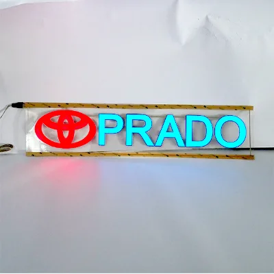 Newest Material Electric Luminescent Car Sticker EL Sticker Support Chasing or Flash Effect Sound Control App Control