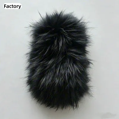 Sample Support Hot Sale Winter Outdoor Warmer Raccoon HeadBand Color Furry Fluffy Fur Designer Headband for Women
