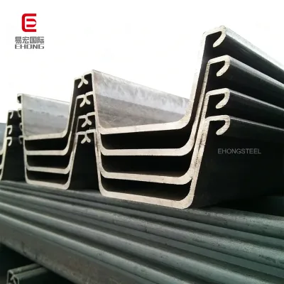 Tianjin Ehong Steel Factory Supply Sheet Pile Steel Price of Type 2 Steel Sheet Pile