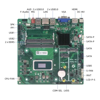 Motherboard Manufacturer All in One Motherboards for Industrial Pc 11th /12th Gen Processor Small Single Boards OEM ODM