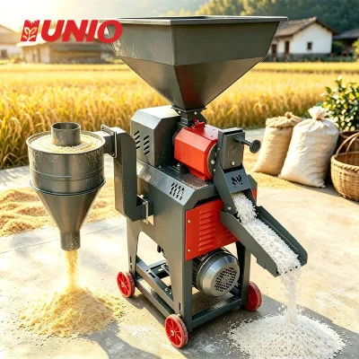 Multi Scene Rural Application Grain Machine Millet Whitener Grain Huller All Purpose Paddy Milling