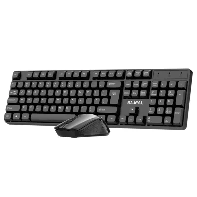 2.4Ghz Optical Wireless Keyboard Mouse Kit Wireless Mouse Keyboard Combo for Pc Laptop Portable Office Suit