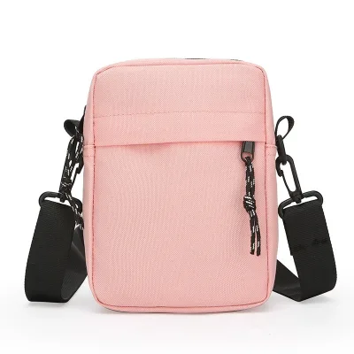 Adjustable Large Capacity Outdoor Waist Bag Casual Crossbody Single Shoulder Strap Customizable Pattern for Everyday Use