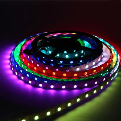 Individually Addressable APA102 SK9822 30 60 96 144 LEDs/m Double Data Line RGB LED Strip Lamp Smart Light 5V 5050 RGB Strip