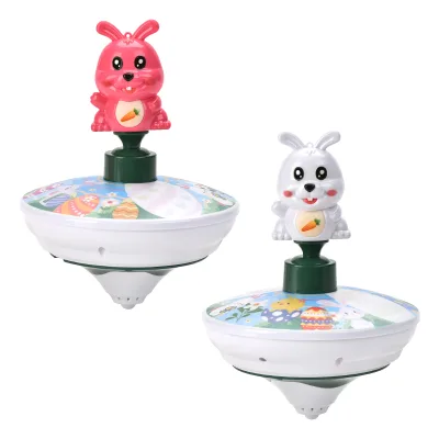 Magic Rotating Led Spinning Wand Toy Flying Toys Car Flashing Music Top Easter Bunny Spinning Top Light-up Toys