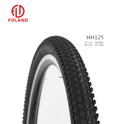 Puncture-proof Bike Tyres 20/26*1.95/2.125 Cycling Tires Bicycle Parts Black Bicycle Tire