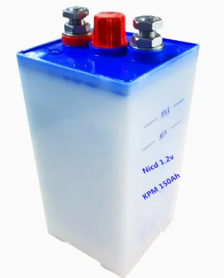 No Pollution Nickel Cadmium Rechargeable Battery 24v 48v 110v 1.2v Mddle Discharge 150ah Nicd Battery with Best Quality for Sale