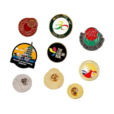 Stainless Steel Electroplated Badge Making Enterprise LOGO Creative Brooch School Emblem Commemorative Medal Making Company