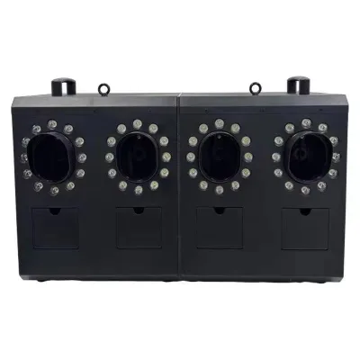 LED Atmosphere Fog Machine DMX512 Controlled For Adjustable Timing Output Quantity And Stage Effect Customization