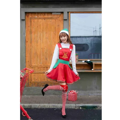 2025 new styles Sexy red adult snow queen costume christmas santa clause girl dress Xmas costume santa claus costume for adult
